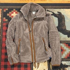 Womens LL Bean fleece zip up jacket